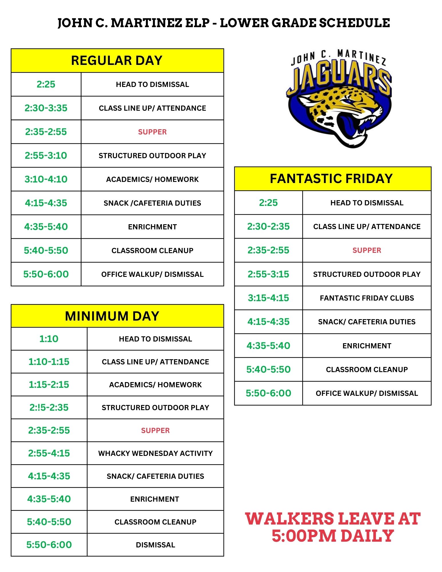 schedule 2