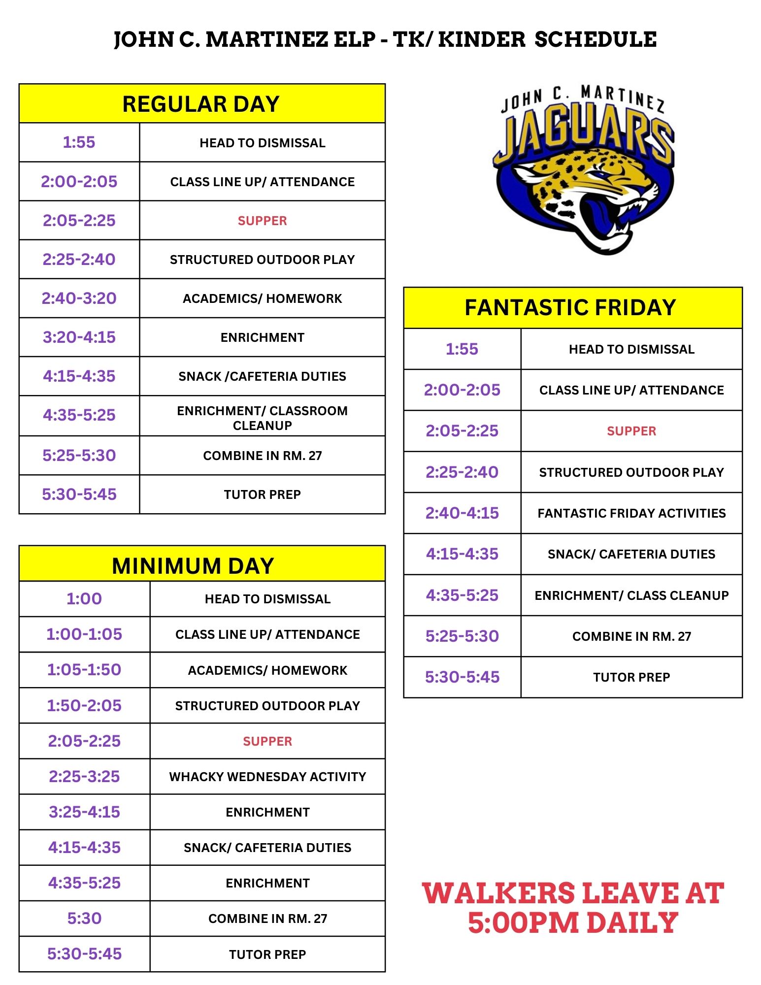 schedule 3