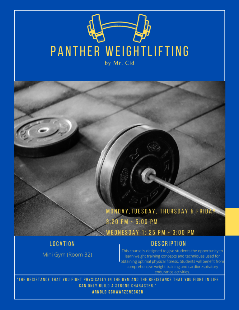2022-23 PANTHER WEIGHTLIFTING